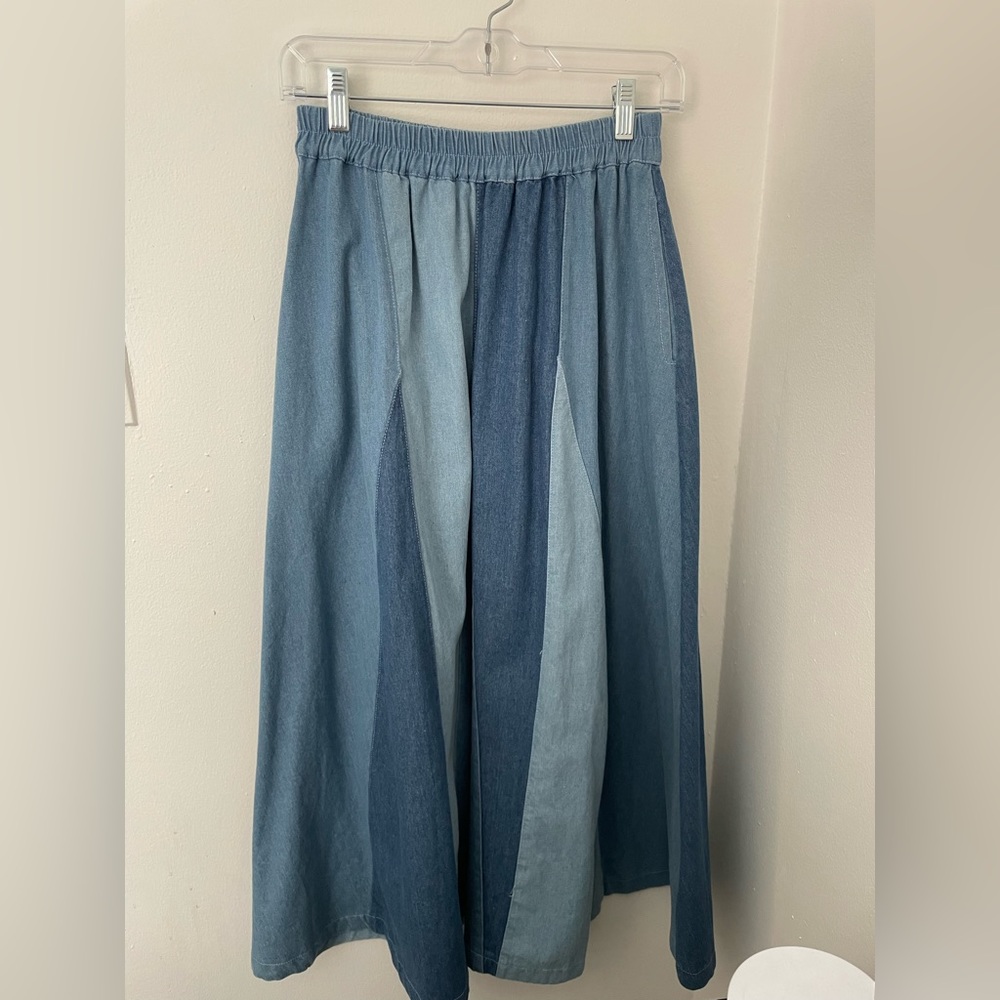 Jean Maxi Skirt